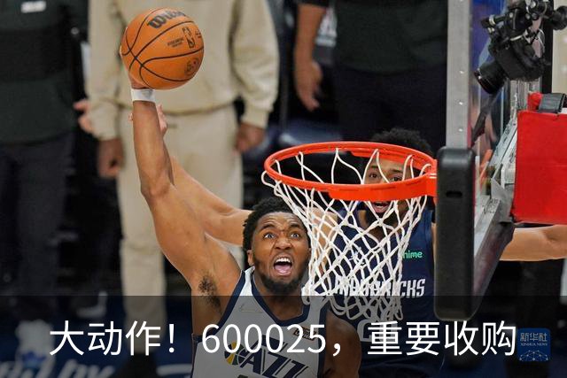 大动作！600025，重要收购